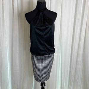 Checkered Pencil Skirt, size 5